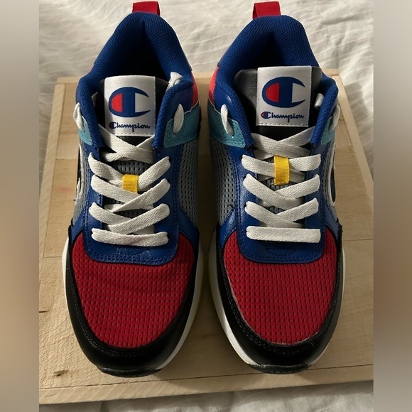 Champion 93 Eighteen SP Block Mens Shoes Size 9M Black Multi CM100253M VGUC - Picture 5 of 7